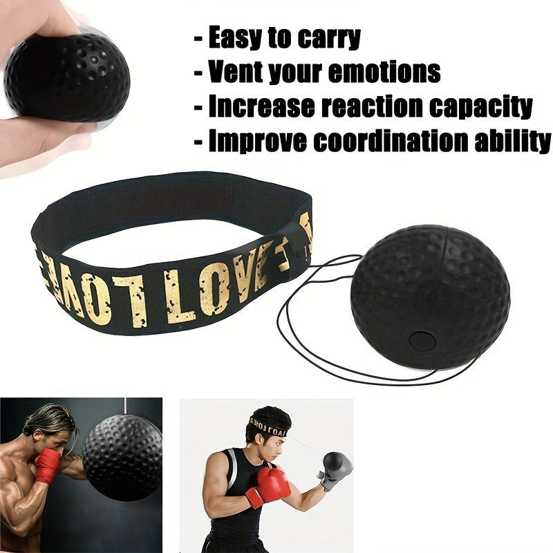 Using Our Speed Ball Headband Will Enhance Your Boxing Skills - Improving Speed, Agility, And Hand-Eye Coordination.