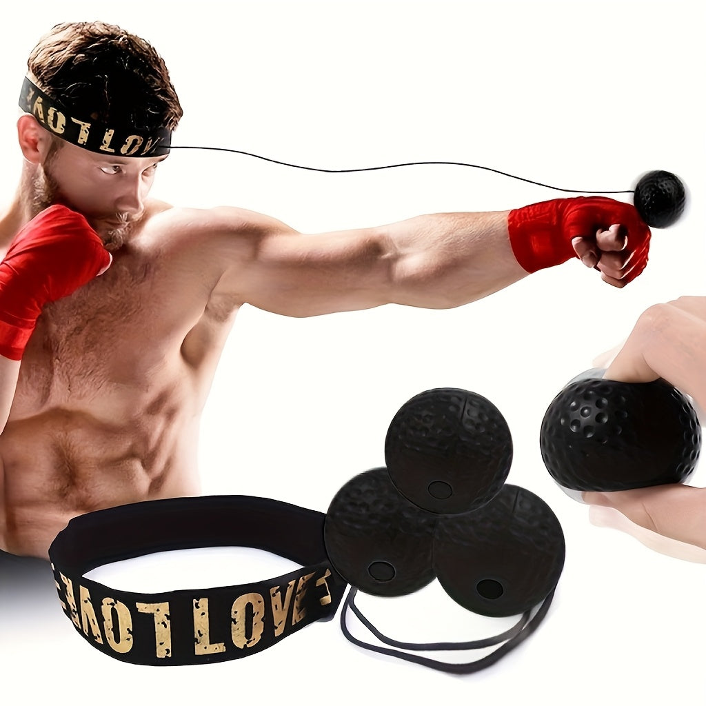 Using Our Speed Ball Headband Will Enhance Your Boxing Skills - Improving Speed, Agility, And Hand-Eye Coordination.