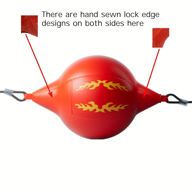 1pc Hanging Boxing Reflex Ball for Adults - Easy Install Speed & Reaction Training Equipment, Durable Faux Leather Design, Ideal for Beginners, Perfect Holiday Gift for Valentine's Day, Christmas, Father's Day (Red/Blue/Black
