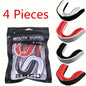 4pcs Boxing Sports Mouthguard, Free Fighting MMA Sanda Taekwondo Protective Gear