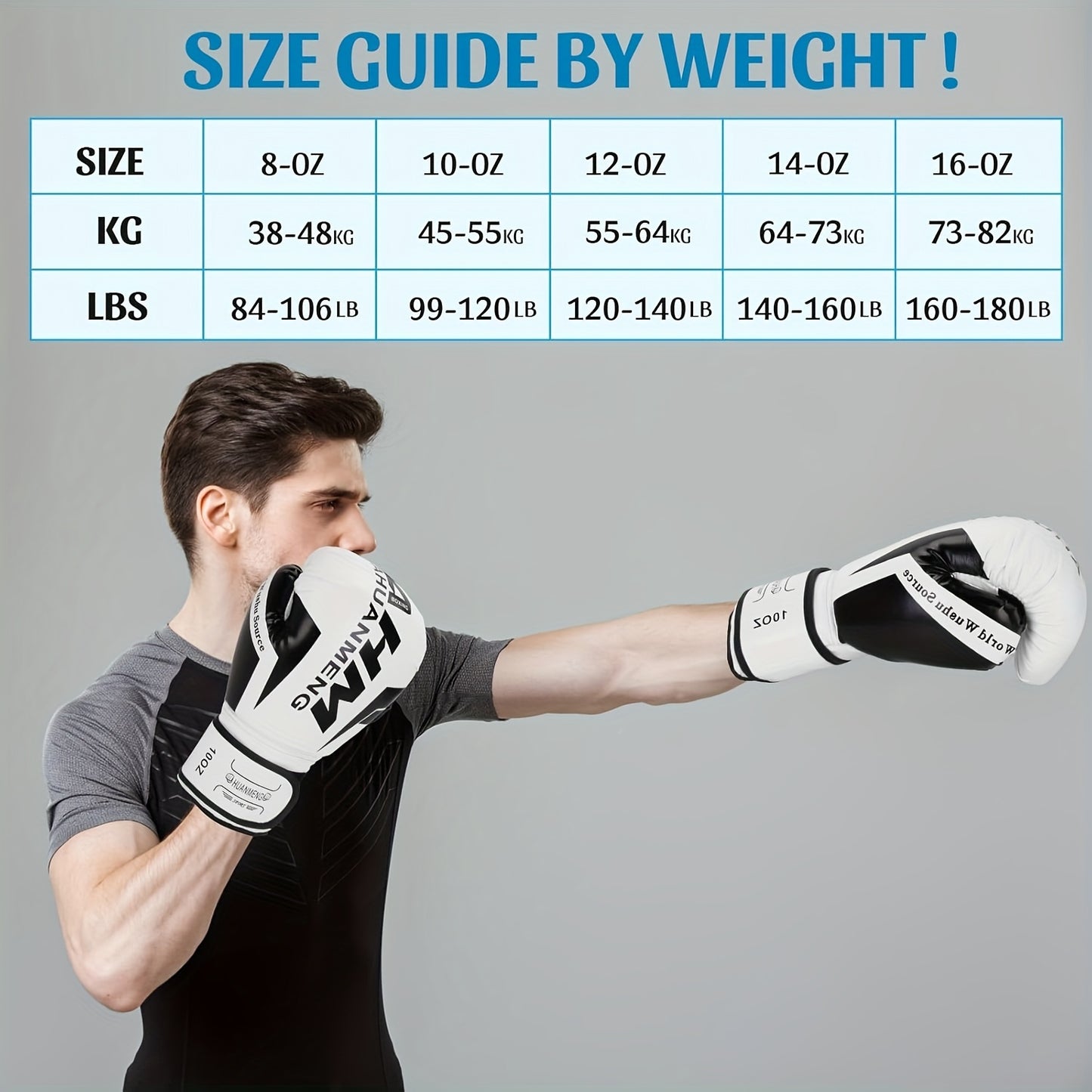 Men's & Women's Boxing & Martial Arts Training Gloves - Shock-Absorbing Heavy-Duty Taekwondo Gloves with Reinforced Wrist, White/Black/Red Design, Breathable for Sparring, Fighting, Fitness - Beginner/Advanced Combat Sports E