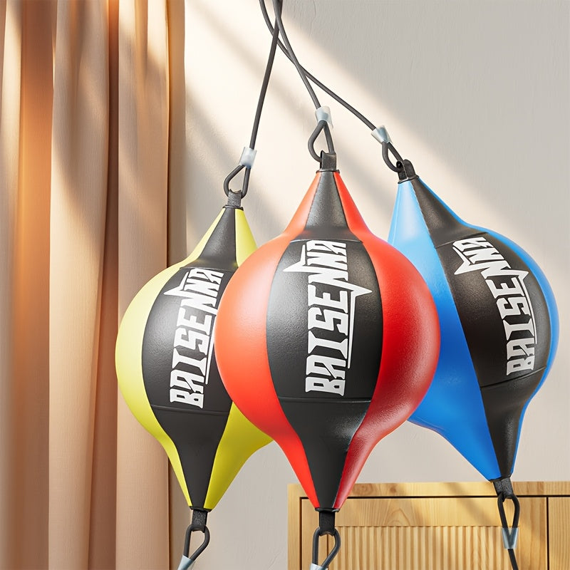 1pc Hanging Boxing Reflex Ball for Adults - Easy Install Speed & Reaction Training Equipment, Durable Faux Leather Design, Ideal for Beginners, Perfect Holiday Gift for Valentine's Day, Christmas, Father's Day (Red/Blue/Black