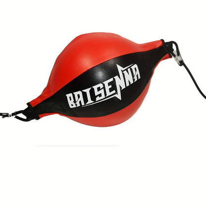 1pc Hanging Boxing Reflex Ball for Adults - Easy Install Speed & Reaction Training Equipment, Durable Faux Leather Design, Ideal for Beginners, Perfect Holiday Gift for Valentine's Day, Christmas, Father's Day (Red/Blue/Black